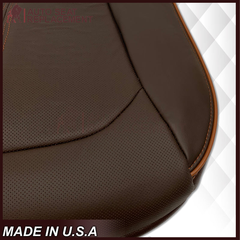 2017 - 2023 Ford F250 F350 King Ranch Leather Bottom Seat Cover In King Ranch