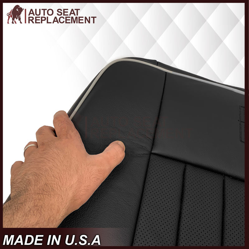 2003 - 2006 Lincoln Navigator Replacement Seat Covers in Black: Choose Genuine Leather or Vinyl - Auto Seat Replacement