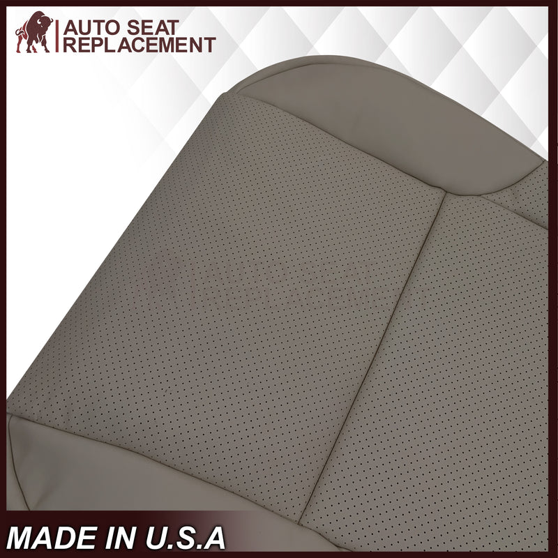 2010-2013 Lexus GX460 Replacement Perforated Synthetic Leather Seat Cover In Dark Tan