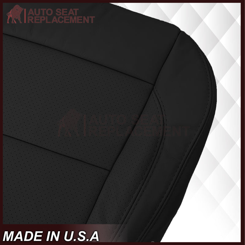 2007 - 2010 Jaguar XK XK-R Genuine Leather OR Synthetic Leather Seat Covers In Black