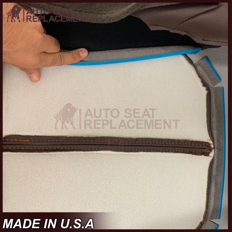 2017 - 2023 Ford F250 F350 King Ranch Leather Bottom Seat Cover In King Ranch