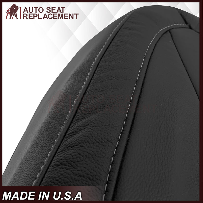 2015-2022 Chevy Colorado LT ZR2 LTZ LS Replacement Seat Covers In Black: Choose In Leather or Vinyl