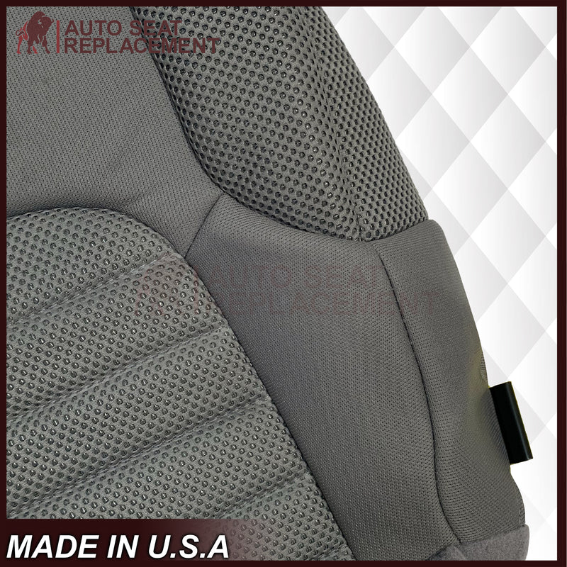 2005 - 2015 Nissan Pathfinder-Xterra Replacement Bottom Gray Cloth (Fabric) Material Seat Cover - Auto Seat Replacement