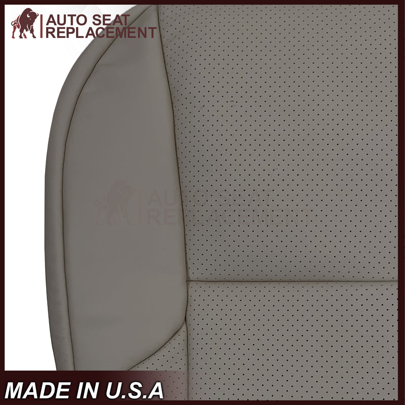 2010-2013 Lexus GX460 Replacement Perforated Synthetic Leather Seat Cover In Dark Tan
