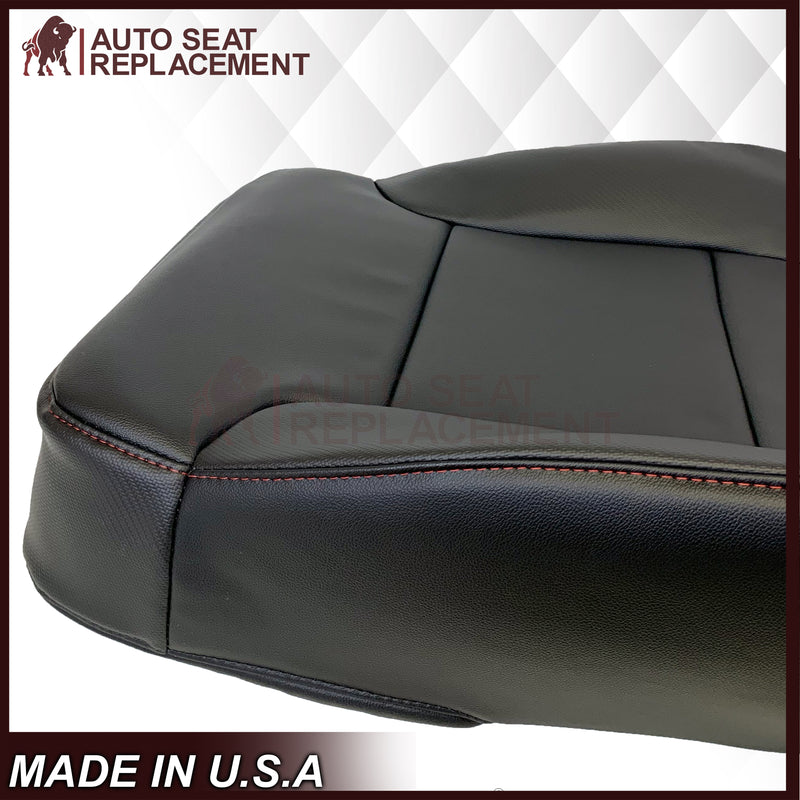 2014 - 2019 GMC Sierra All-Terrain Black Leather Replacement New Front Seat Covers