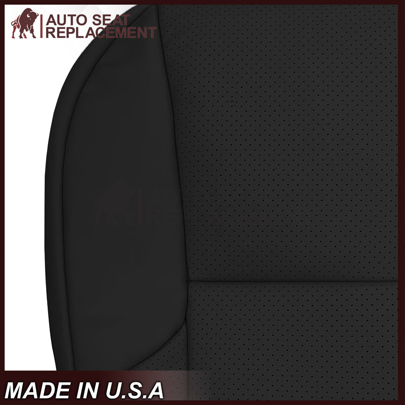 2010-2013 Lexus GX460 Replacement Perforated Synthetic Leather Seat Cover In Black
