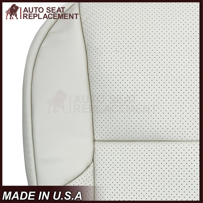 2010-2017 Lexus GX460 Replacement Perforated Synthetic Leather Seat Cover In Ecru “Off-White/Cream”