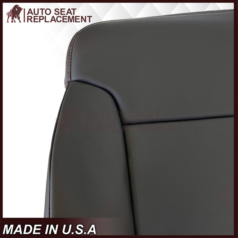 2014 - 2019 GMC Sierra All-Terrain Black Leather Replacement New Front Seat Covers