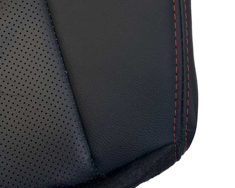 2008 - 2020 For Dodge Grand Caravan Replacement Bottom Seat Cover W/ Red Stitching: Choose your pattern - Auto Seat Replacement