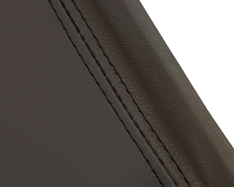 2007 - 2014  Ford Expedition Eddie Bauer Center Console Armrest Lid Synthetic Leather Cover In Brown - Auto Seat Replacement