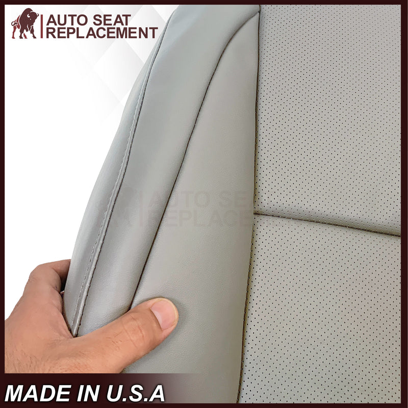 2010-2021 Lexus GX460 Replacement Perforated Synthetic Leather Seat Cover: Ecru “Off-White/Cream” Perforated