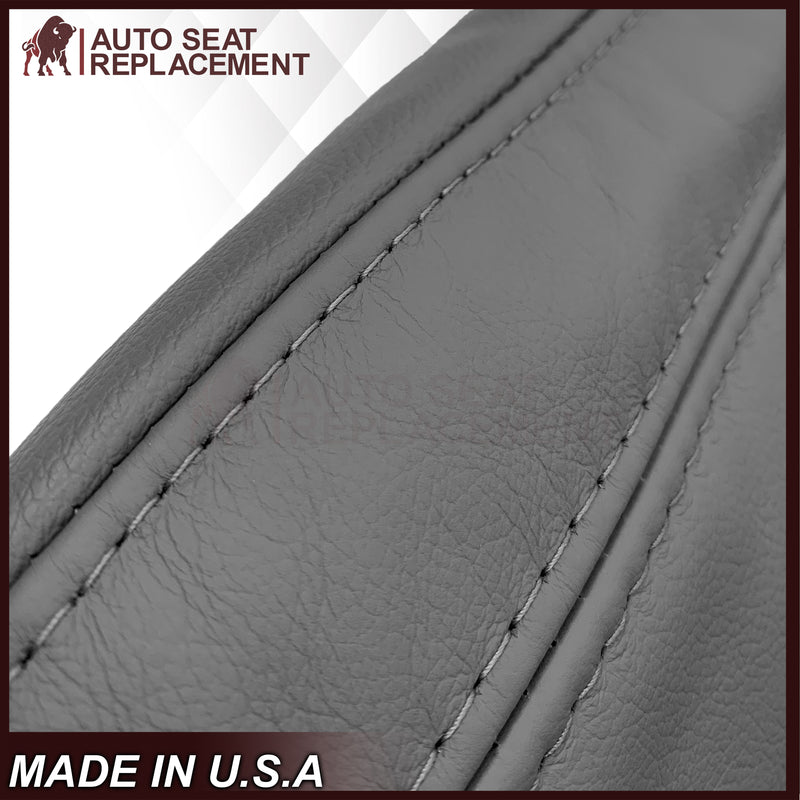 2014-2021 Toyota Tundra Work Truck Driver OR Passenger Side Replacement Leather OR Synthetic Leather Seat Cover: Graphite Gray
