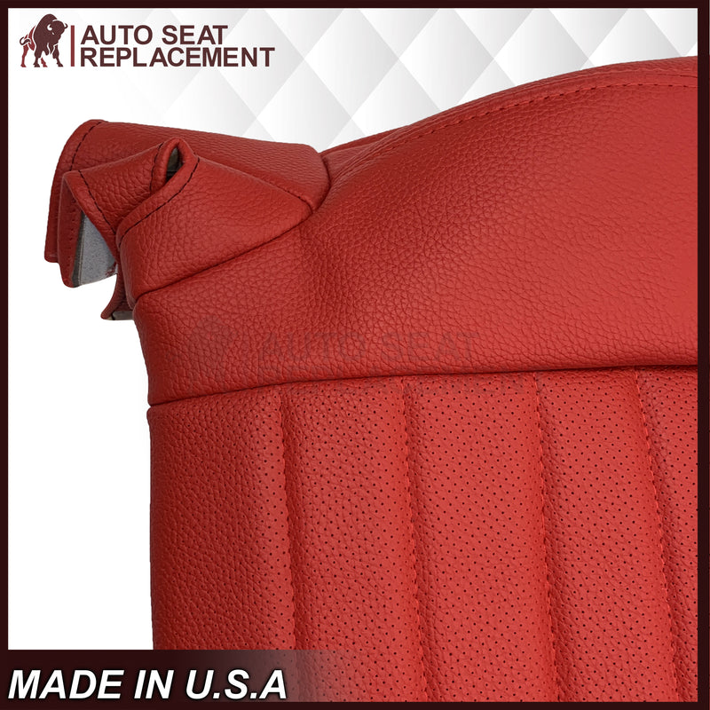 2005-2009 Ford Mustang Synthetic Leather Replacement Seat Cover In Crimson Red : Choose From Variation - Auto Seat Replacement
