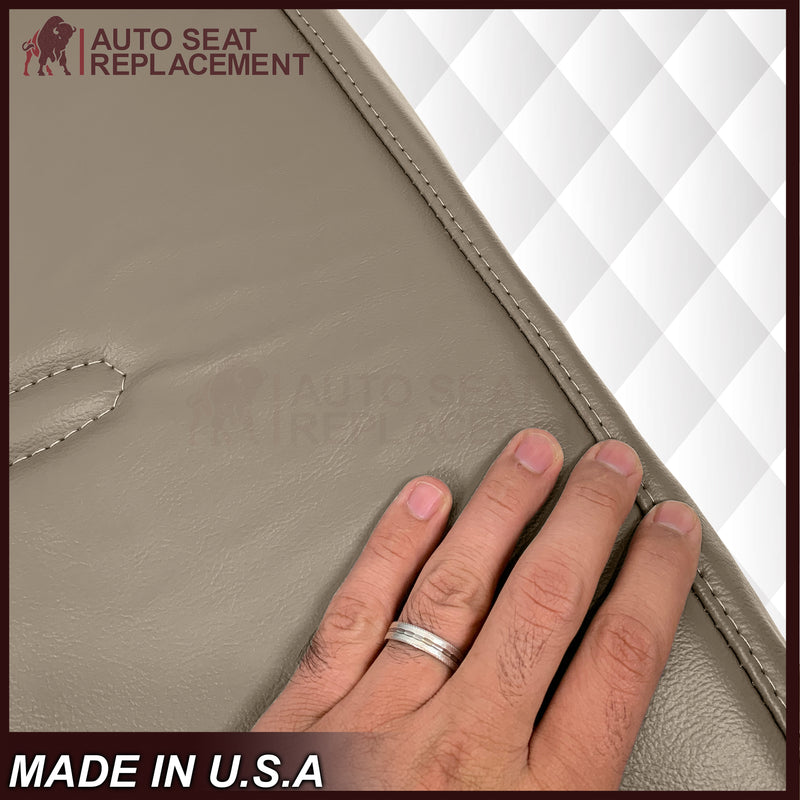 2002 - 2007 Ford F250 F350 F450 F550 Work Truck Super Duty XL Replacement Seat Covers in Tan Vinyl - Auto Seat Replacement
