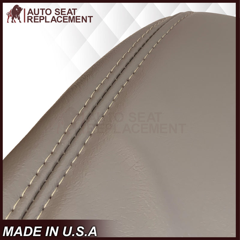 1995-1999 Chevy Silverado & Cheyenne W/T Base Work Truck Replacement Vinyl Bottom or Lean Back Bench Seat Covers: Tan - Auto Seat Replacement