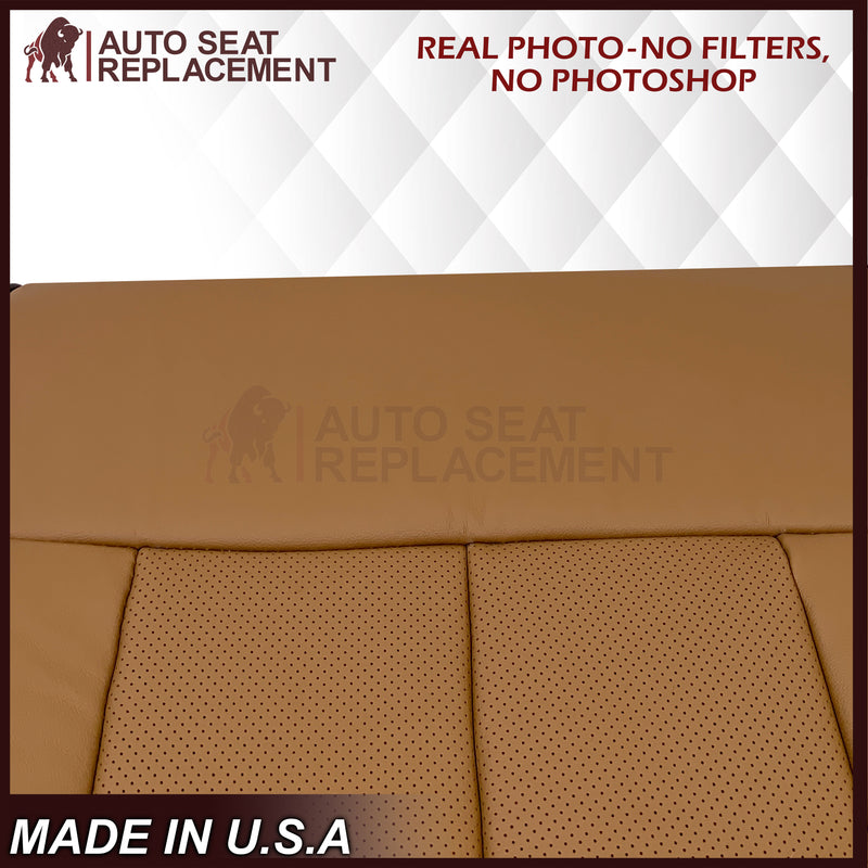 2011-2014 Lincoln Navigator Replacement Leather or Syn. Leather Seat Covers: Perforated, Canyon Tan