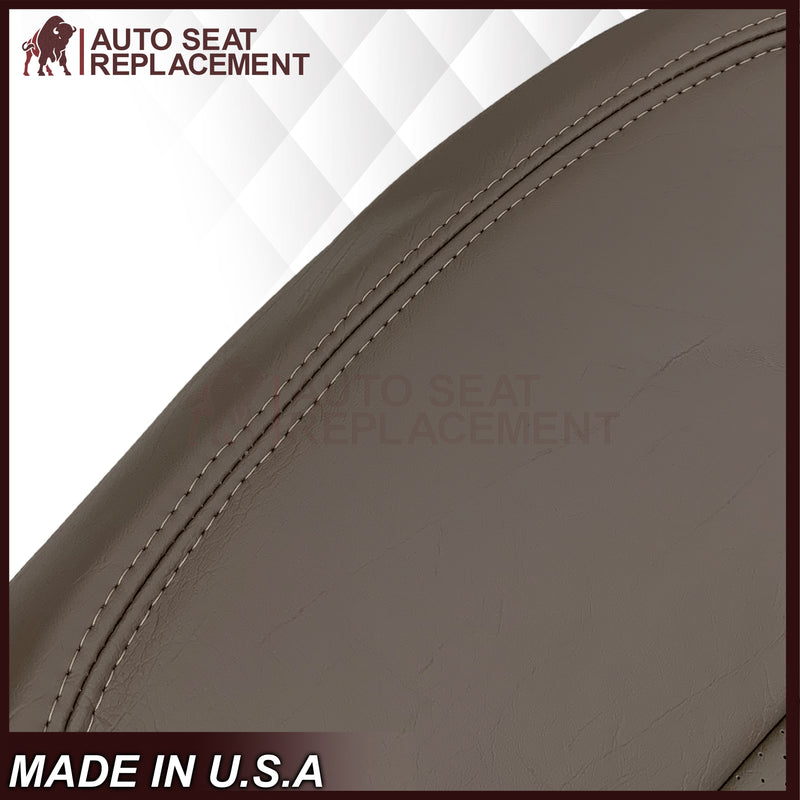 1992 - 1996 Ford Bronco Eddie Bauer Front & Second Row Synthetic Leather Seat Covers In Mocha Tan