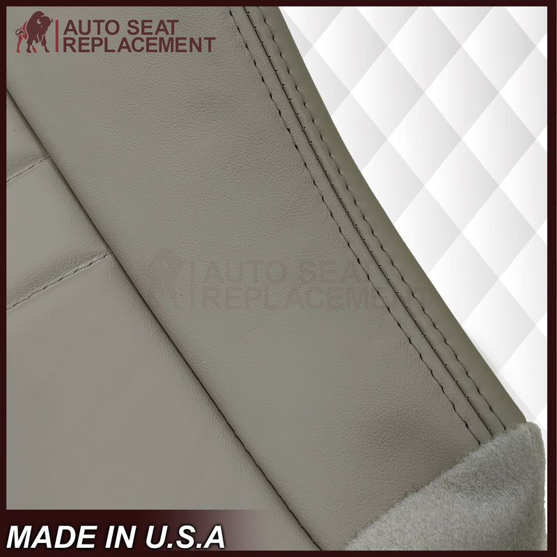 2002-2004 Jeep Liberty Replacement Seat Cover: Driver OR Passenger bottom Light Gray - Auto Seat Replacement