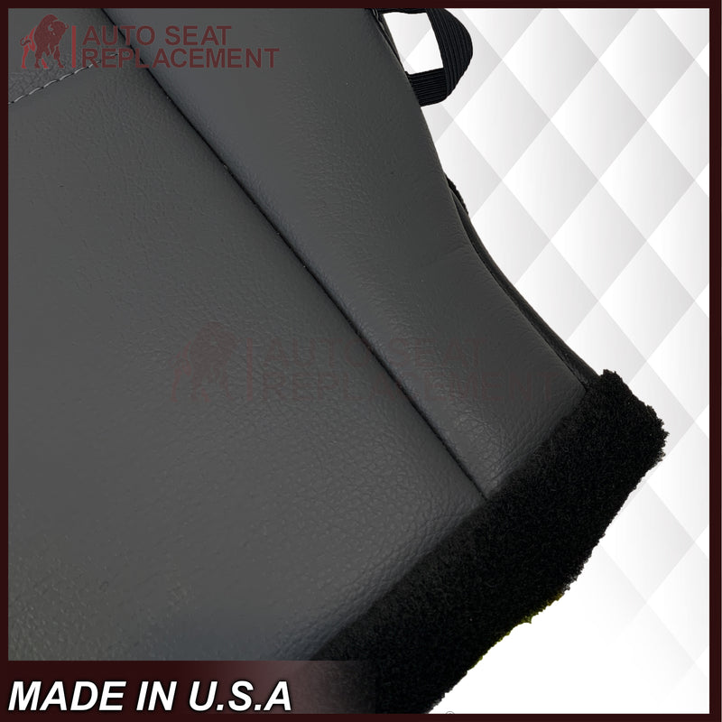 2019-2024 For Dodge Ram ST Driver or Passenger Bottom Leatherette (Synthetic Leather) Seat Cover In Diesel Gray - Auto Seat Replacement