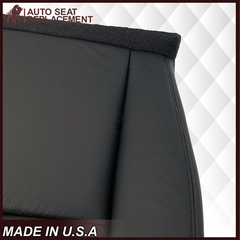 2007-2014 Chevy Tahoe/Suburban/Silverado/Avalanche Seat Cover In Non-Perforated Black