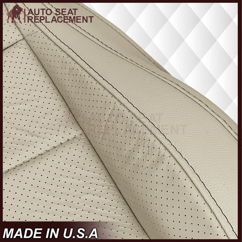 2020 - 2025 Mercedes Benz GLE350 GLE450 Bottom Perforated Replacement Seat Cover In Light Tan (Beige) - Auto Seat Replacement