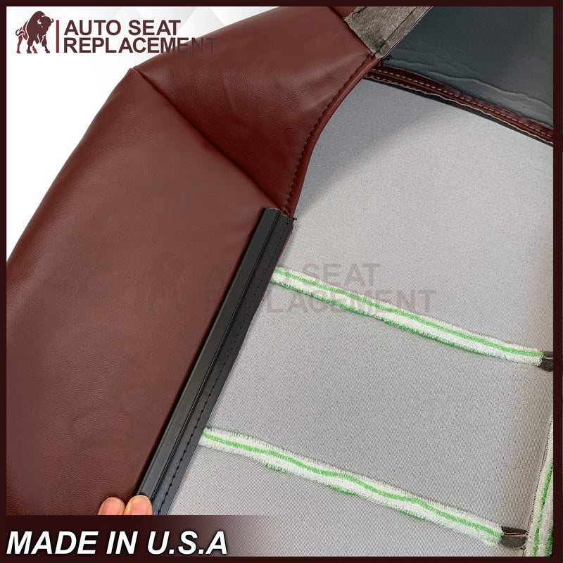 1995 1996 1997 1998 1999 Chevy Silverado LT LS Z71 Vinyl Seat Covers In Ruby Red