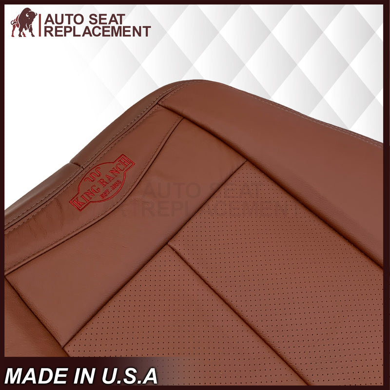 2007-2014 Ford Expedition King Ranch Replacement Leather Seat Cover: Perforated, King Ranch - Auto Seat Replacement