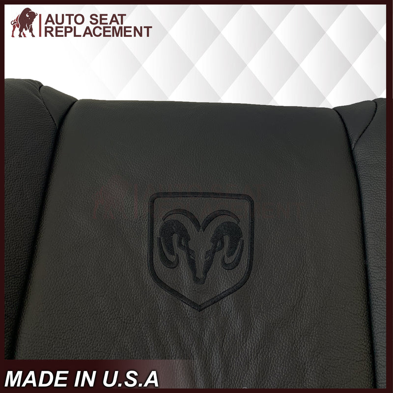 2009 - 2012 Dodge Ram 1500 2500 3500 Laramie Replacement Seat Covers in Dark Slate (Dark Gray)