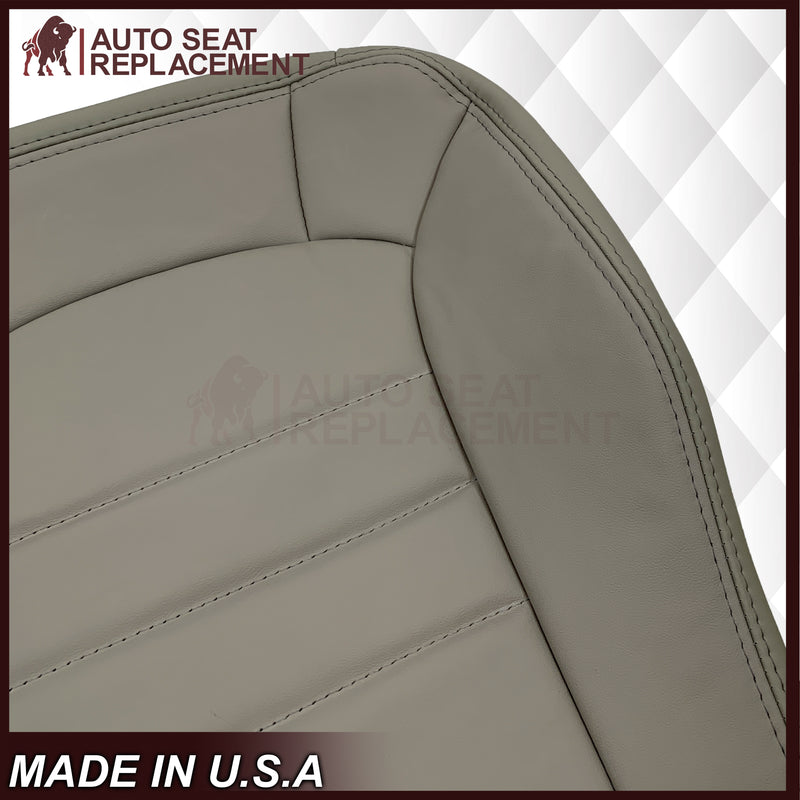 2002-2004 Jeep Liberty Replacement Seat Cover: Driver OR Passenger bottom Light Gray - Auto Seat Replacement