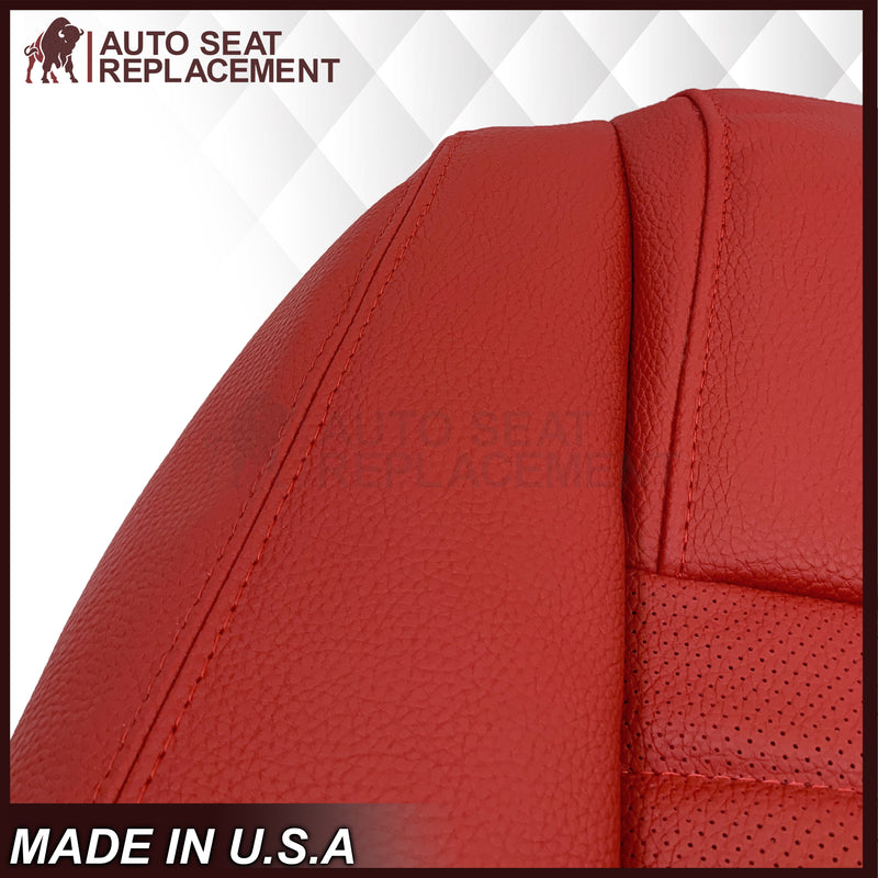 2005-2009 Ford Mustang Synthetic Leather Replacement Seat Cover In Crimson Red : Choose From Variation - Auto Seat Replacement