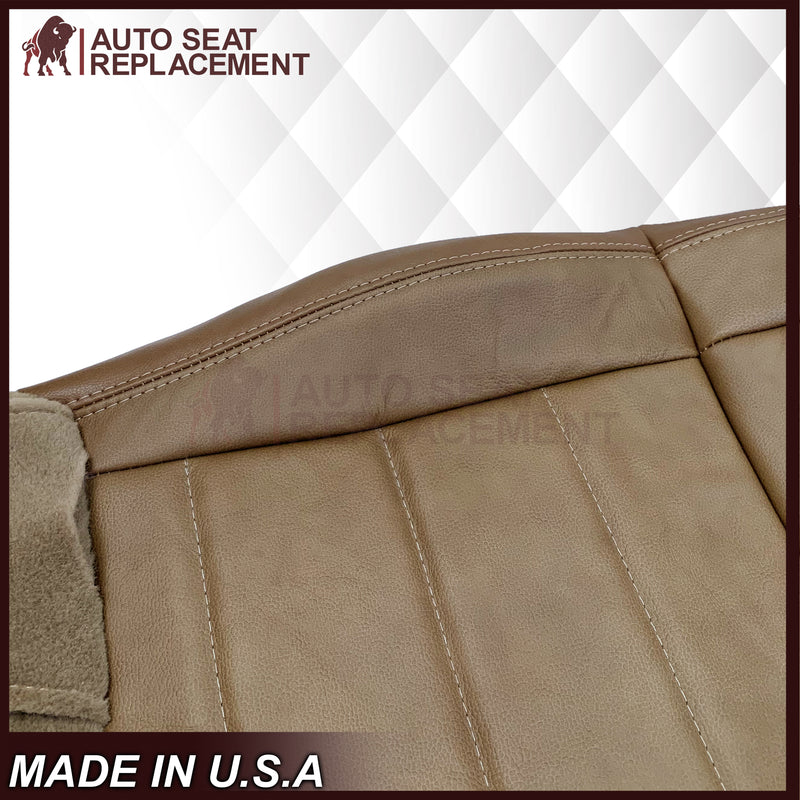 2007-2012 Jeep Wrangler-Replacement Driver OR Passenger Side Seat Cover In Dark Saddle - Auto Seat Replacement