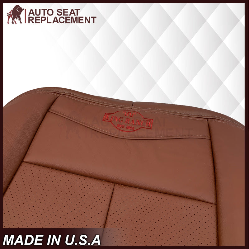 2007-2014 Ford Expedition King Ranch Replacement Leather Seat Cover: Perforated, King Ranch - Auto Seat Replacement