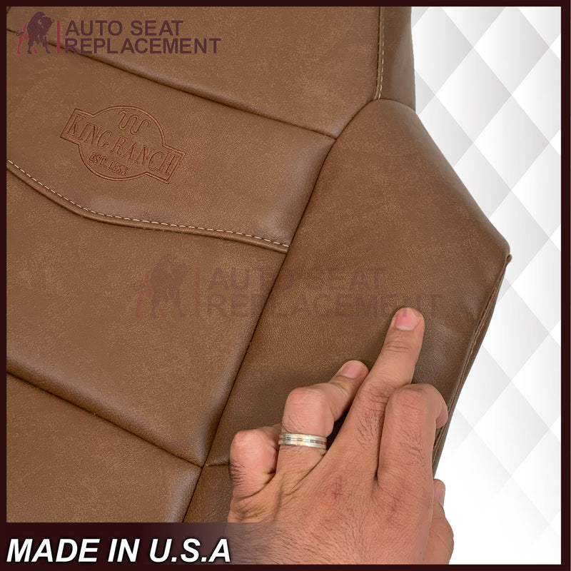 2002-2007 Ford F250 F350 King Ranch Replacement Synthetic Leather Front Seat Covers