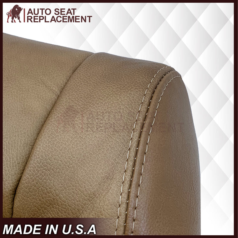 2007-2012 Jeep Wrangler-Replacement Driver OR Passenger Side Seat Cover In Dark Saddle - Auto Seat Replacement