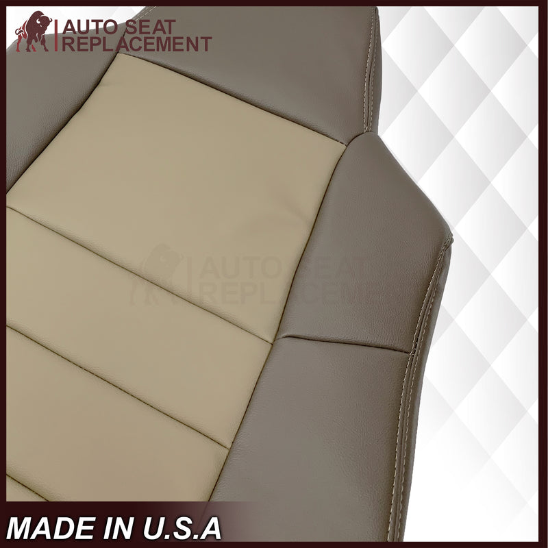 2002 - 2004 Ford Excursion Eddie Bauer Replacement Seat Covers 2 Tone Gray-Tan: Choose From Variations