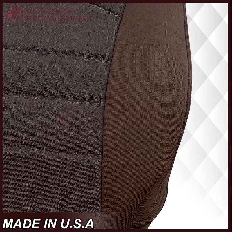 2013 - 2018 Dodge Ram 1500 2500 SLT Outdoorsman Cloth Seat Covers In Brown