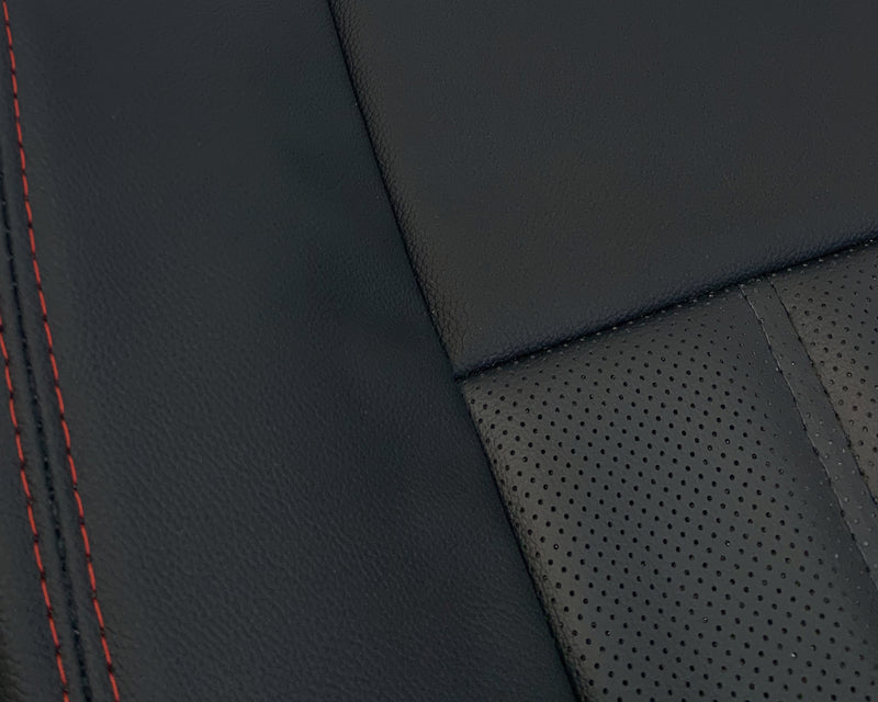 2008 - 2020 For Dodge Grand Caravan Replacement Bottom Seat Cover W/ Red Stitching: Choose your pattern - Auto Seat Replacement