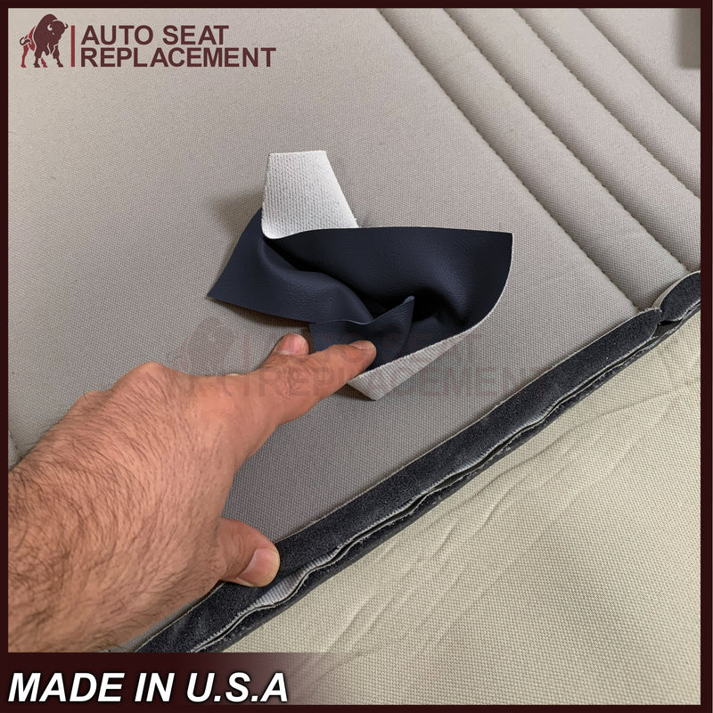 1995-1999 Chevy Silverado & Cheyenne W/T Base Work Truck Replacement Vinyl Bottom or Lean Back Bench Seat Covers: Navy Blue (Copy) - Auto Seat Replacement