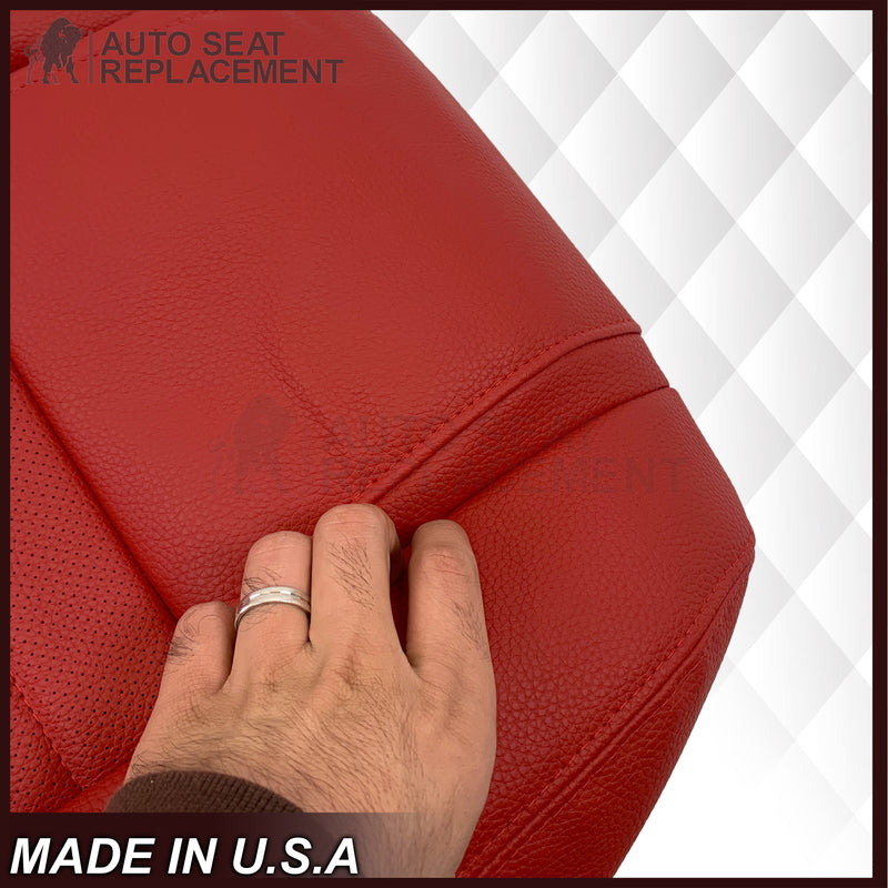 2005-2009 Ford Mustang Synthetic Leather Replacement Seat Cover In Crimson Red : Choose From Variation - Auto Seat Replacement