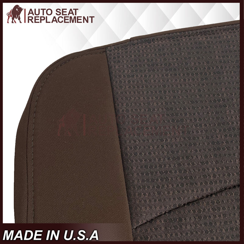 2013 - 2018 Dodge Ram 1500 2500 SLT Outdoorsman Cloth Seat Covers In Brown