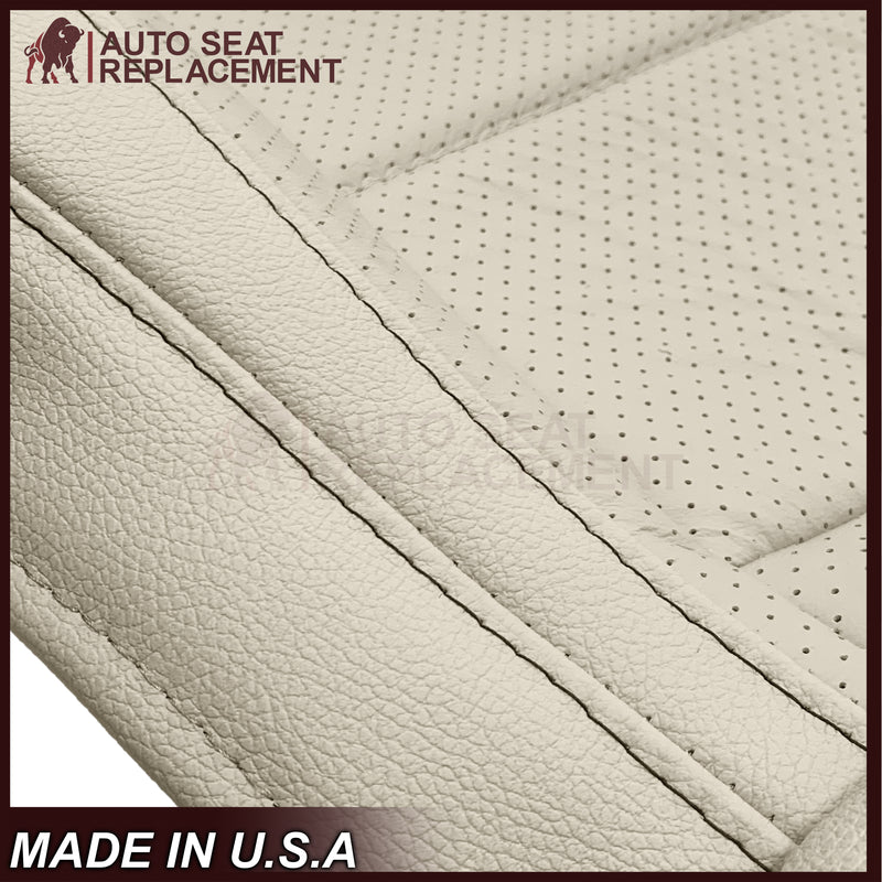 2020 - 2025 Mercedes Benz GLE350 GLE450 Bottom Perforated Replacement Seat Cover In Light Tan (Beige) - Auto Seat Replacement