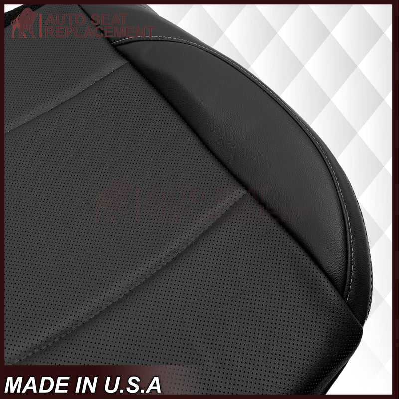 2015-2019 Subaru Outback LIMITED Replacement Leather Seat Covers: Perforated, Black - Auto Seat Replacement