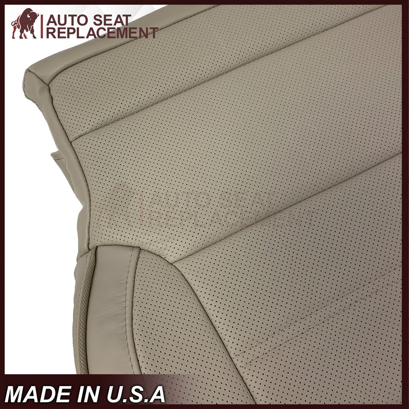 2014 2015 2016 2017 2018 2019 GMC Yukon Denali Perforated Leather Seat Cover Replacement In Shale Tan: Choose from variant