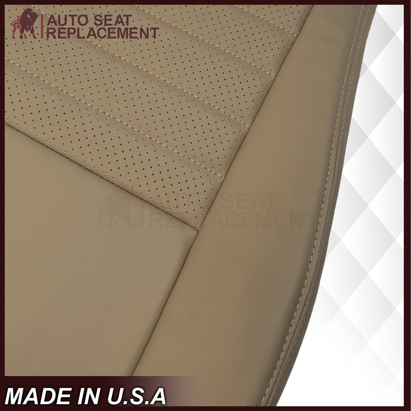 1999-2004 Ford Mustang GT Convertible in Medium Parchment Tan: Choose Genuine Leather OR Synthetic Leather