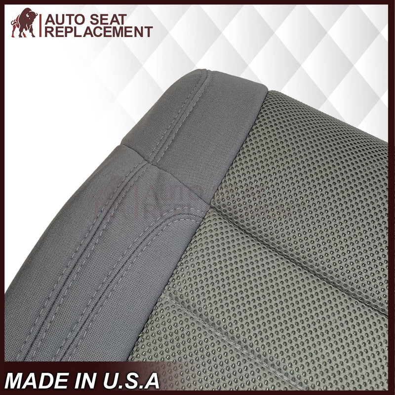 2007 Jeep Wrangler Unlimited Sport Replacement Bottom Cloth Seat Cover Gray - Auto Seat Replacement