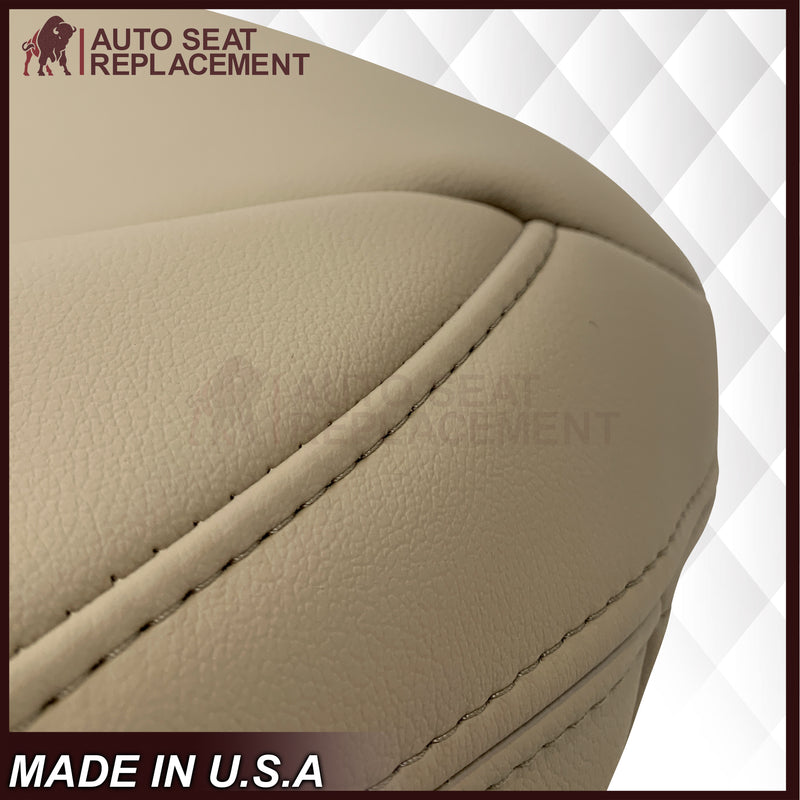 2015-2019 Subaru Outback Legacy Limited Replacement Synthetic Leather Seat Covers: Perforated, Ivory Tan