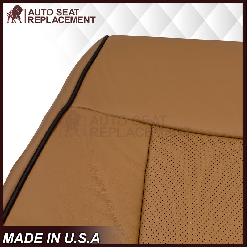 2011-2014 Lincoln Navigator Replacement Leather or Syn. Leather Seat Covers: Perforated, Canyon Tan