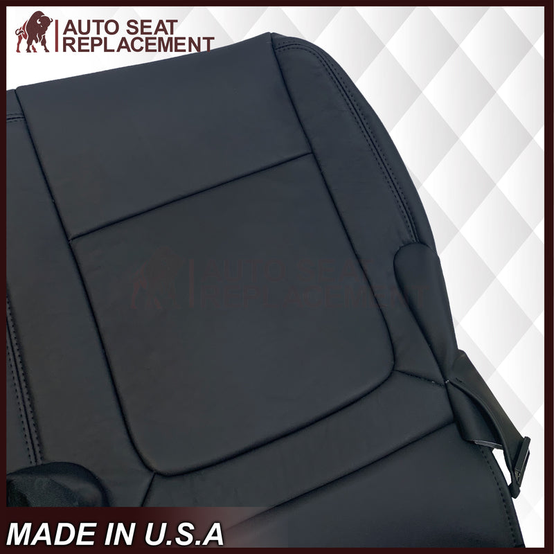 2010 - 2014 Ford F150 Raptor Second Row 60 Piece Bottom Perforated Seat Cover in Black Choose: Leather or Vinyl - Auto Seat Replacement