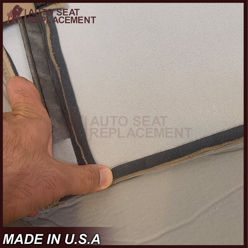 2009-2019 Ford E350 E450 E550 Econoline Van Synthetic Leather Replacement Seat Covers In Tan
