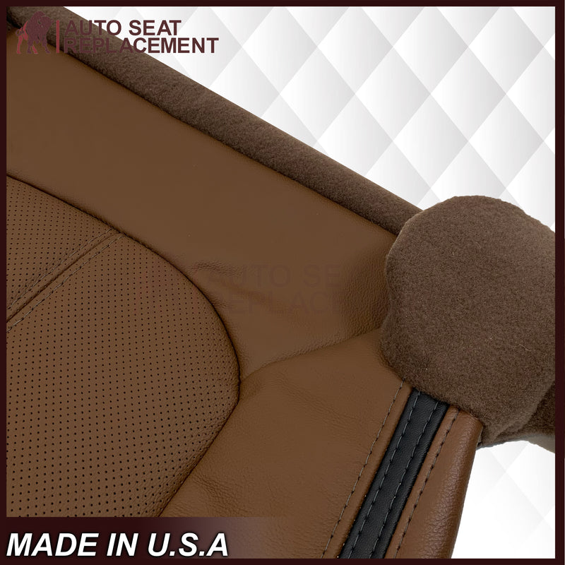 2013-2016 Ford F-250 F-350 F-450 F-550 Platinum Edition Replacement Seat Cover In Pecan Brown: Choose From Variants - Auto Seat Replacement
